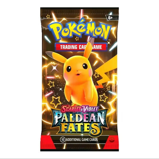 Paldean Fates - Booster Pack - LIVE rip & ship - Pokemon